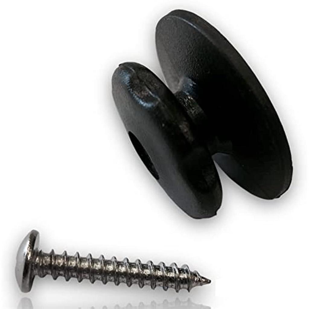 Круглые пластиковые крепежные пуговицы из 20 штук с винтами для крепления сеток и чехлов прицепа