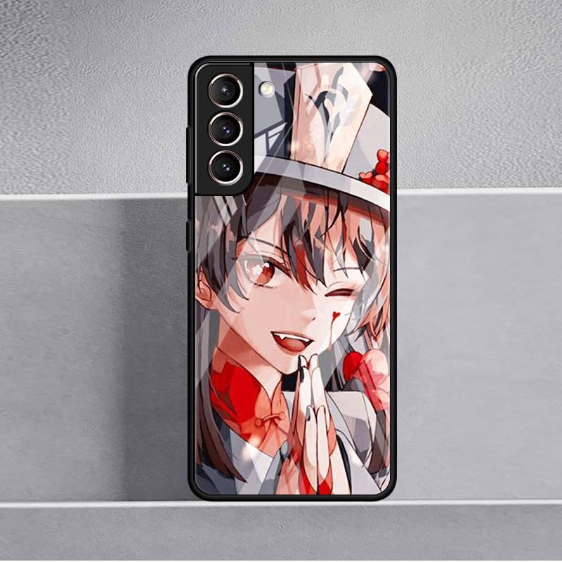 Чехол Genshin Impact Raiden Shogun Baal Glass для Samsung Galaxy S22 S20 FE S21 Plus, чехол для телефона S10 5G S9 Note 20 Ultra 10 Shell