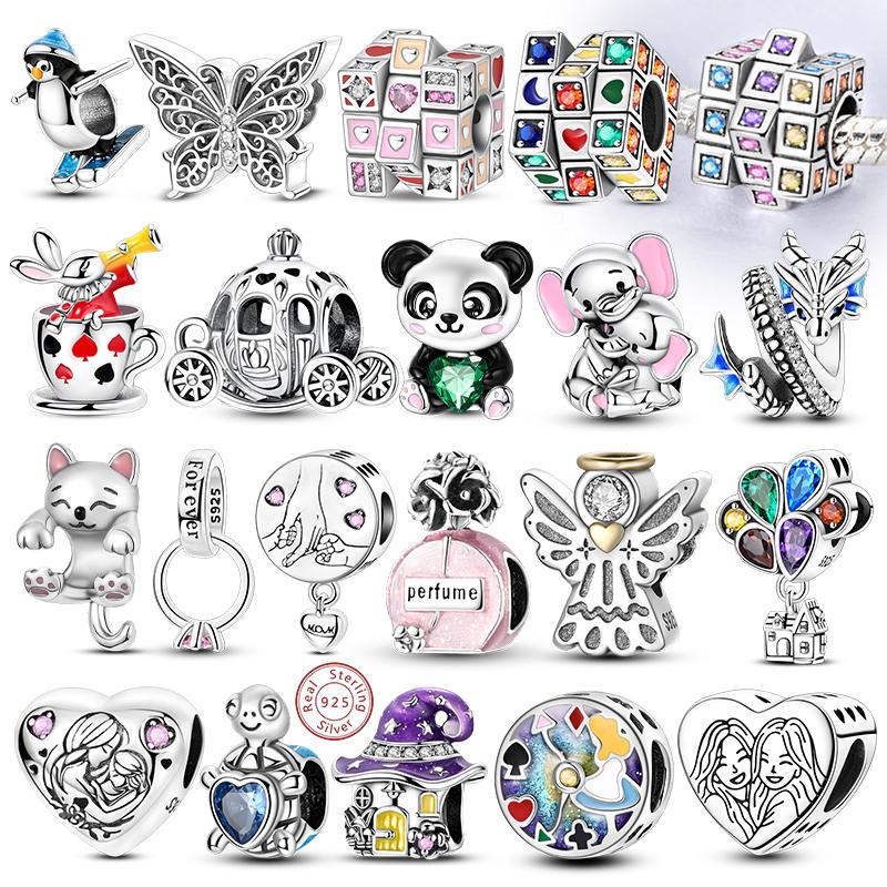 Шармы S Медные Шармы Бусины Подходят для Оригинального Браслета Бангла Бусина Для Женщин Мужчин Девушек Сделай Сам Изготовление Изысканных Ювелирных Изделий