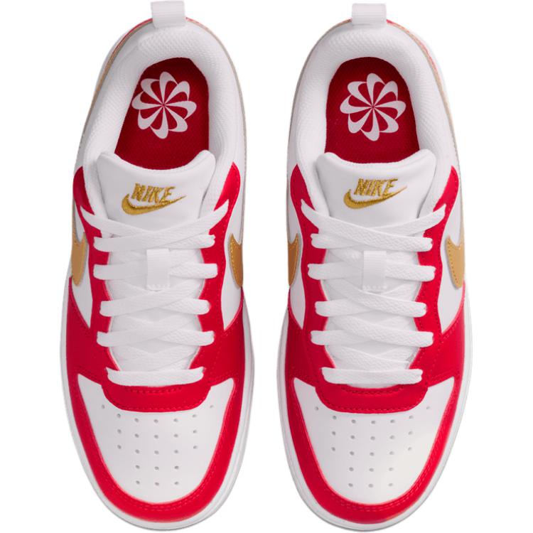 Nike Кроссовки Court Borough Low top Детские для скейтбординга Красный Белый Унисекс DV5456-137