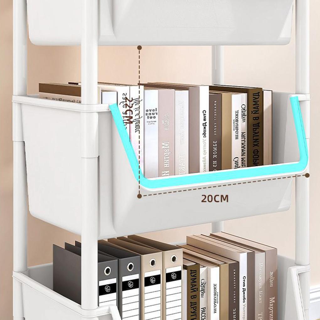 2-4-слойная передвижная стойка для хранения на кухне, настенные шкафы для дома, спальни, ванной комнаты, органайзер на тележке