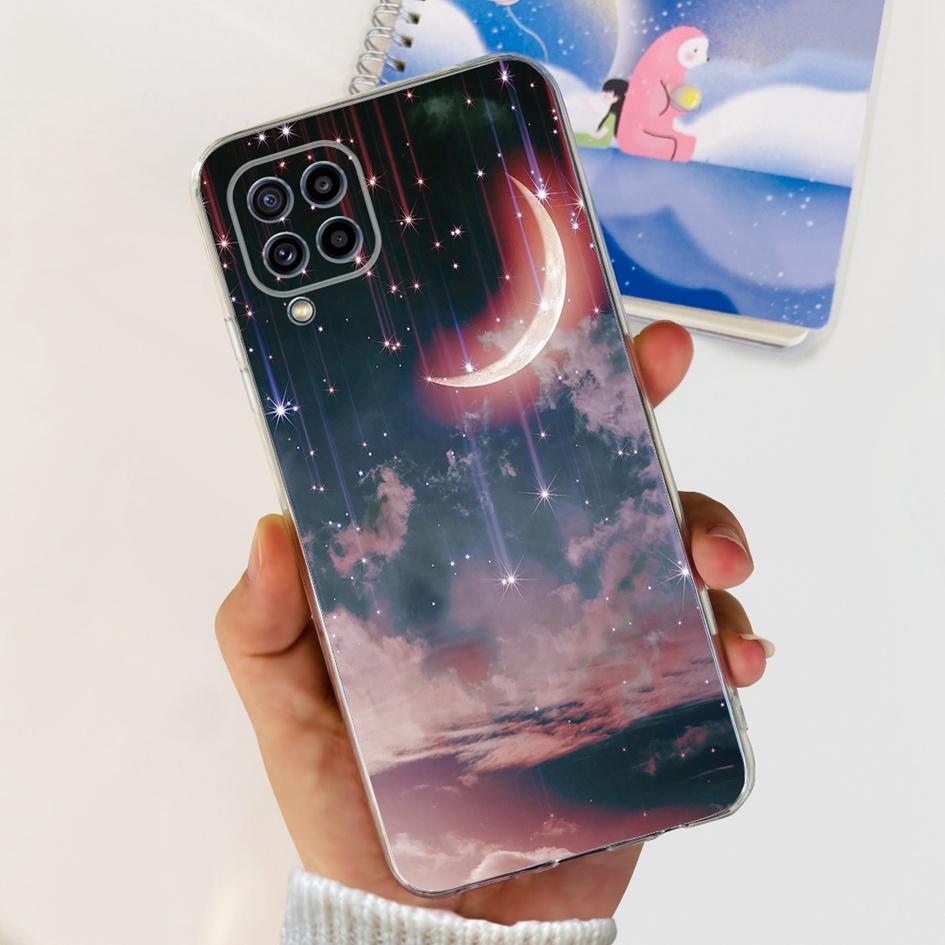 Чехол для Samsung M32 Чехол Galaxy M32 SM-M325F Милый Модный Цветок Мультяшный Мягкие Чехлы Для Samsung M22 F22 M52 5G SM-M526B Бампер