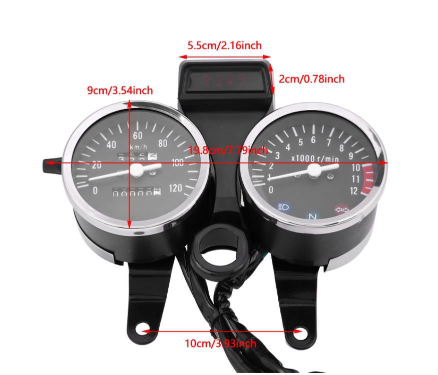 Тахометр и одометр мотоцикла GN125 в сборе