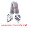 Fashion Shawl Thicken Plush Scarfs Warm Bib Neckerchief Cross Scarf