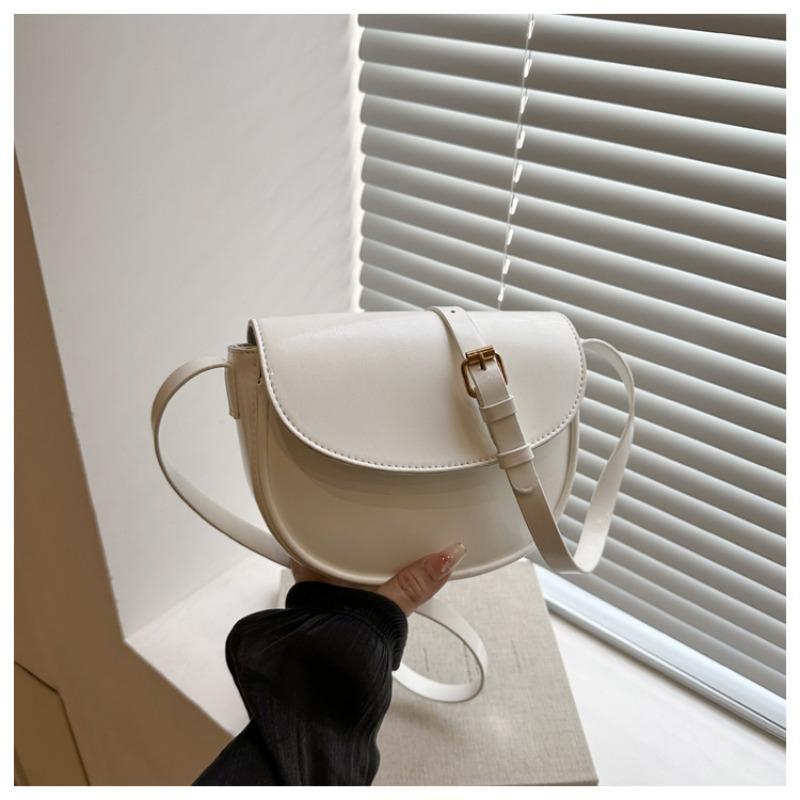 Saddle Bag Women's New Shoulder Strap Shoulder Armpit Bag Retro Style Simple Design Messenger Bag Handbag
