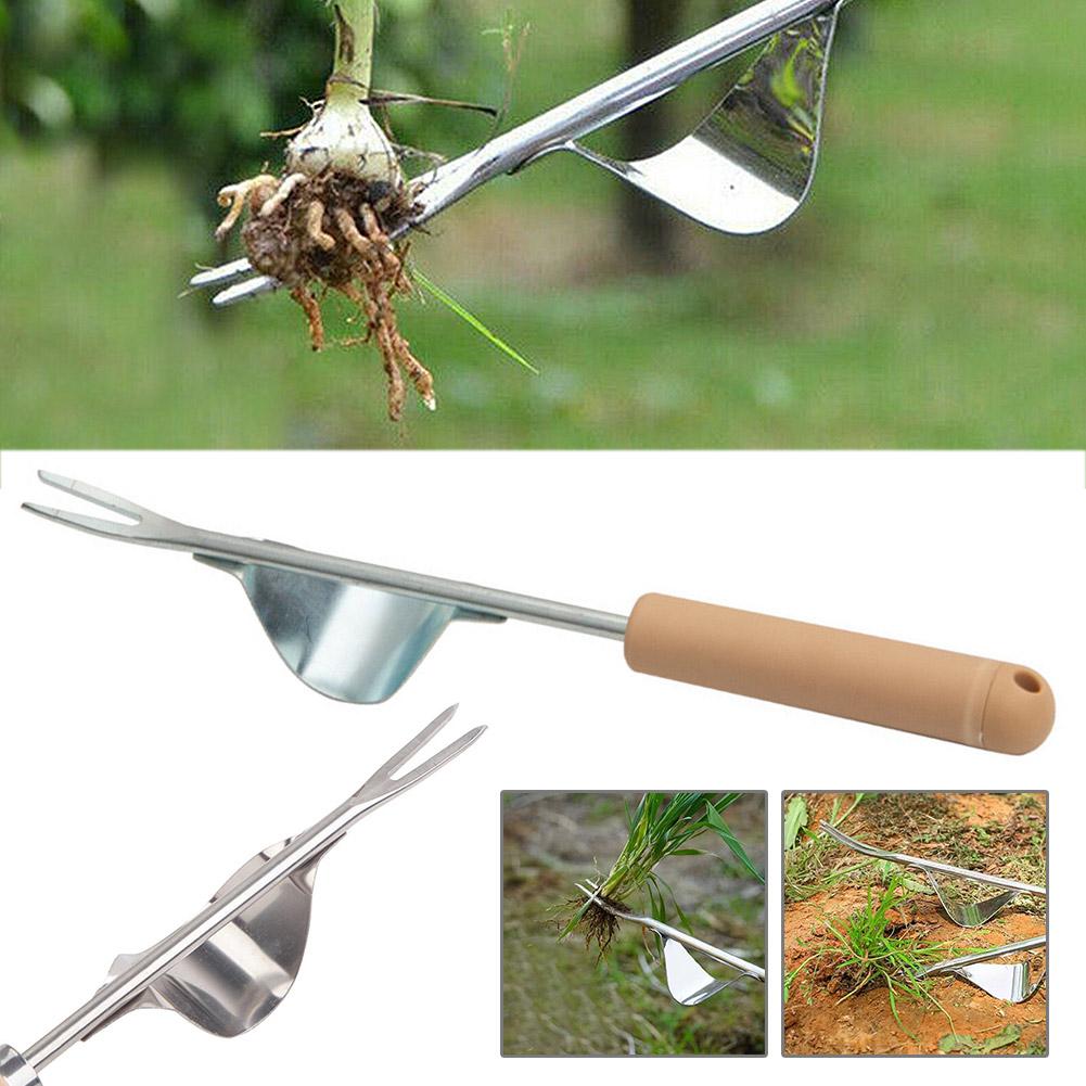 Garden Puller Remover Garden Lawn Weeder Outdoor Grass Seedling Tools Planting Yard Root Puller Stainless U0k0