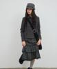 Leteoli Check Cancan Midi Skirt_Green