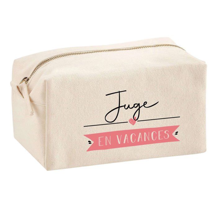 Trousse multifonction Juge en Vacances Cadeau Anniversaire Noël Collègue Départ Retraite Idée | Trousse Scolaire Fournitures Bureau
