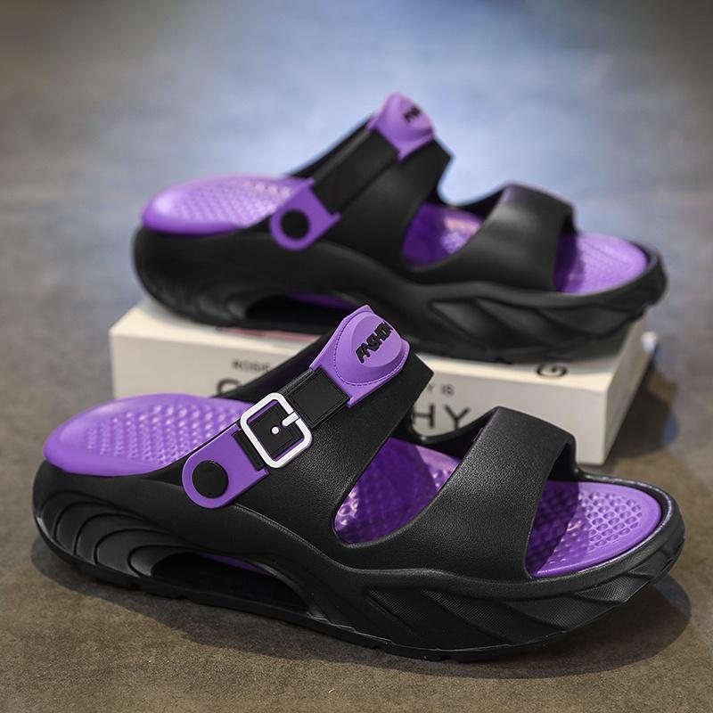 Casual Summer Slides 5L01 Lightweight Comfortable Breathable Anti Slip Daily Walking Outdoor Travel Casual Footwear Everyday Wear