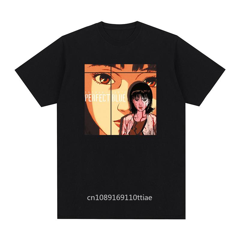 Perfect Blue Anime Satoshi Kon 1997 Great T-shirt Cotton T Shirt New TEE TSHIRT Tops Unisex