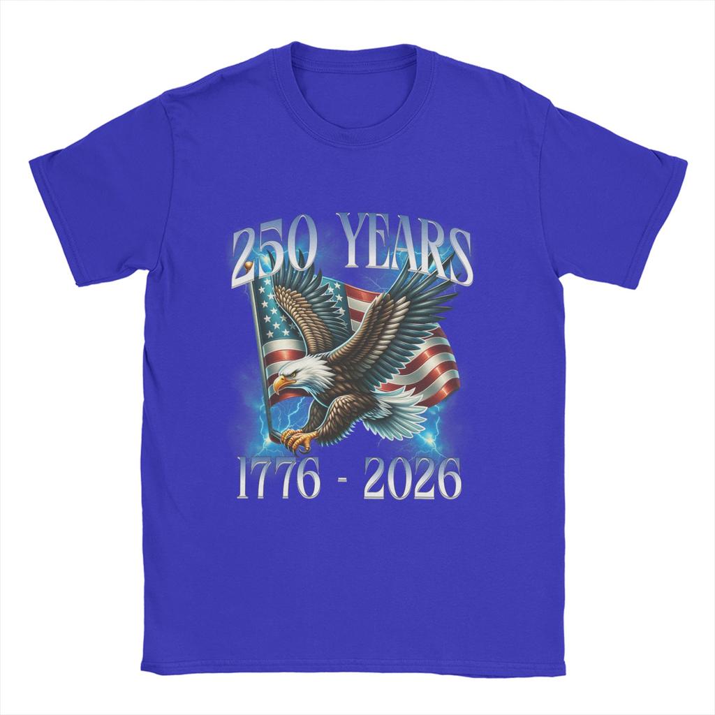 Anniversary USA T Shirt Summer Harajuku TShirts Unisex Cotton O Neck Plus Size Top Tees Short Sleeve Awesome Tops