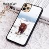 Cute Highland Cow Phone Case For iPhone 17 Air 16 pro max 15 14 plus 12 13 Shell Cover coque
