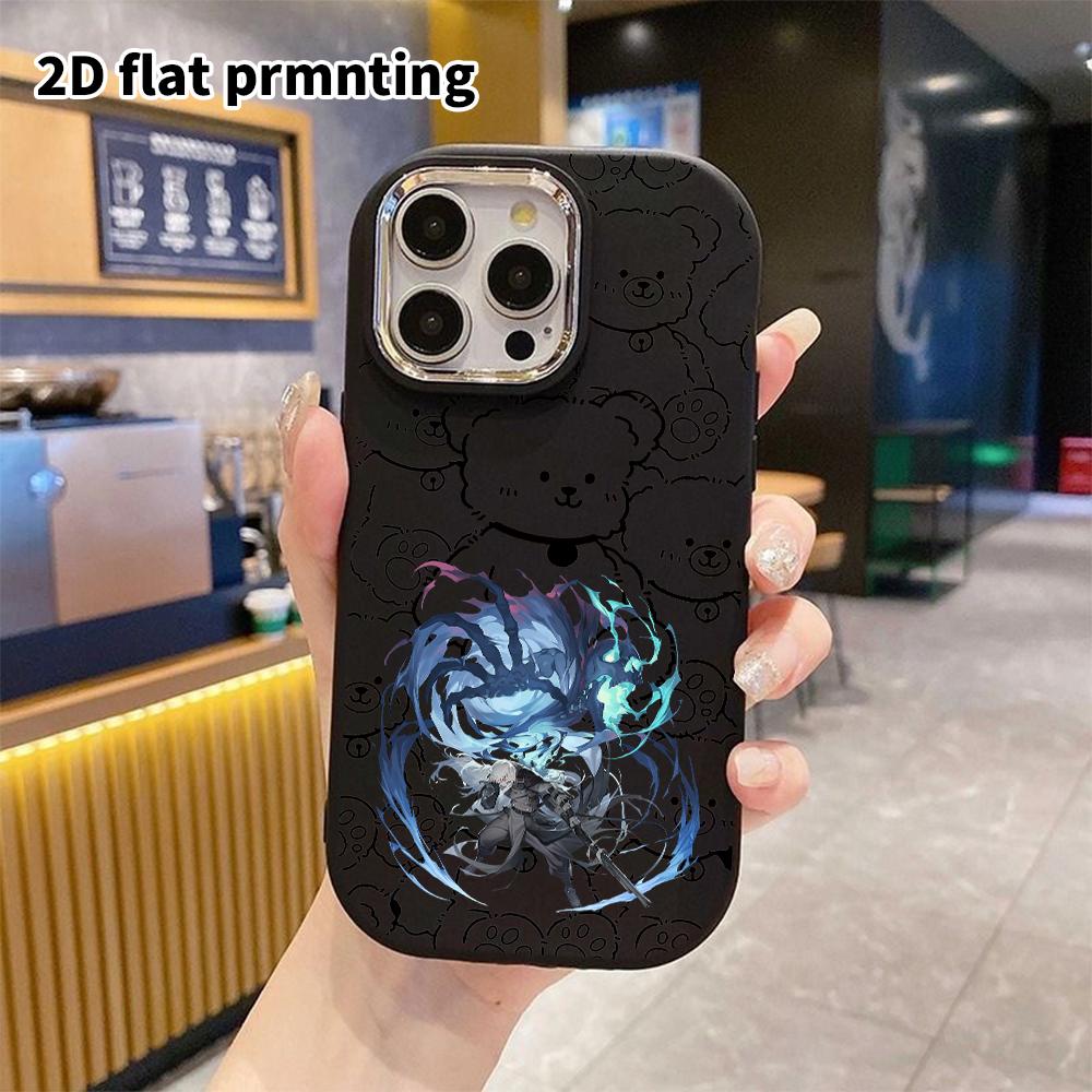 Чехол для телефона: 2D плоский дизайн, подходящий для защитного чехла iPhone 18 17 16 15 14 13 Pro, стиль для пары, волшебная битва, подарок на Рождество и Хэллоуин