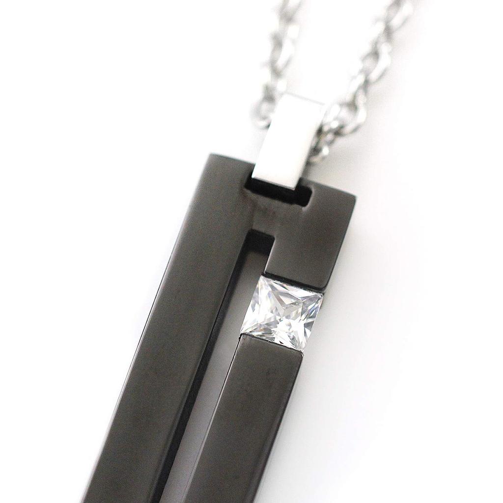 Парное ожерелье из нержавеющей стали с металлической аллергией в форме сердца, черное, розовое, золото [Barzaz]