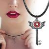 Аниме Люцифер Аластор Отель Сердце Padkey Портал Вдохновленный Ключ Косплей Ожерелье Унисекс Веревочная Цепь Колье Подвеска Ювелирный Аксессуар