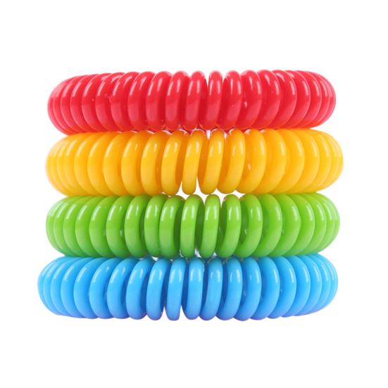 5 шт. браслет от комаров, выдвижной пружинный браслет в форме кольца, детский браслет от комаров для дома и улицы