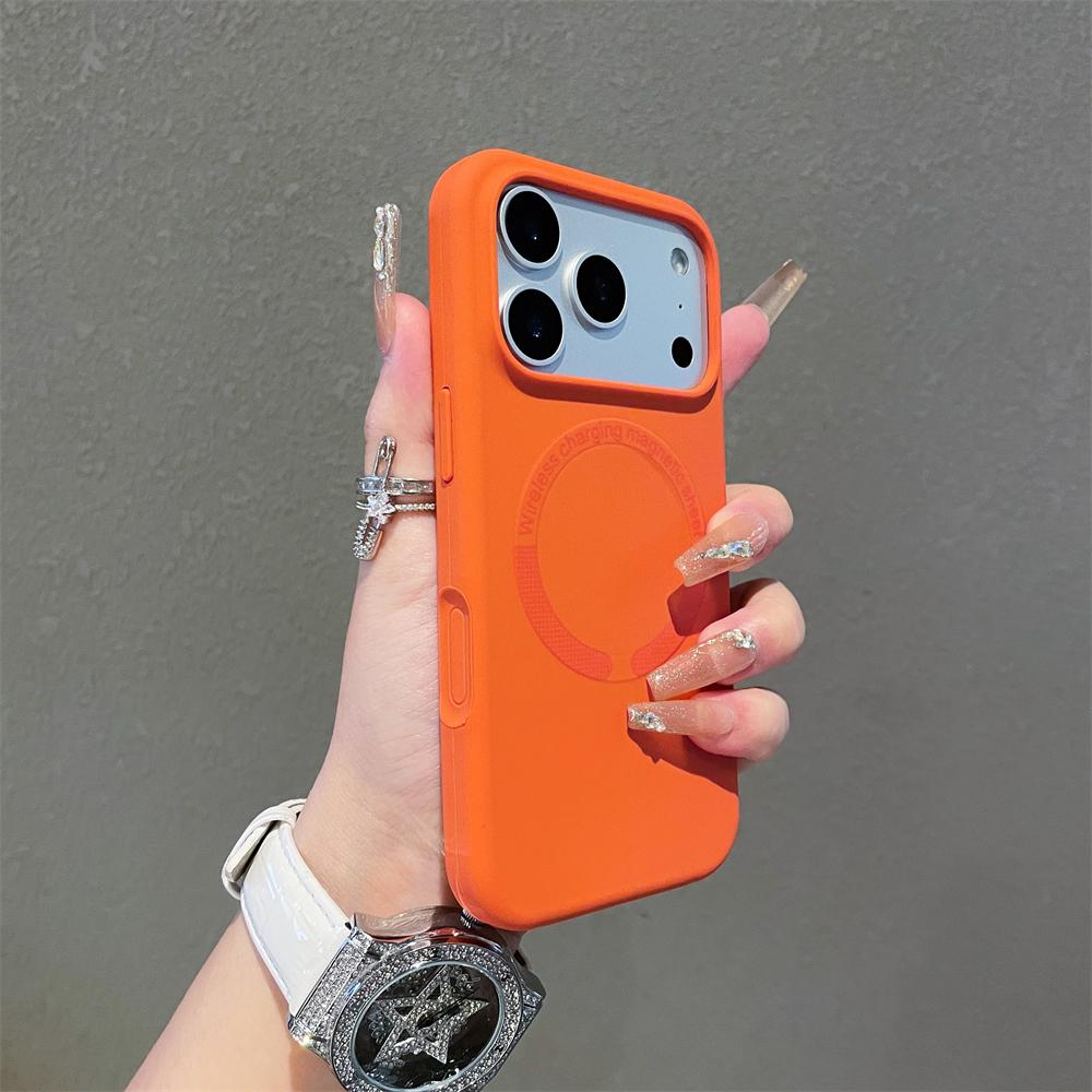 Soft Liquid Silicone For Magsafe Wireless Charging Magnetic Case For iPhone 17 16 15 14 13 12 11 Pro Max Plus Candy Color Cover