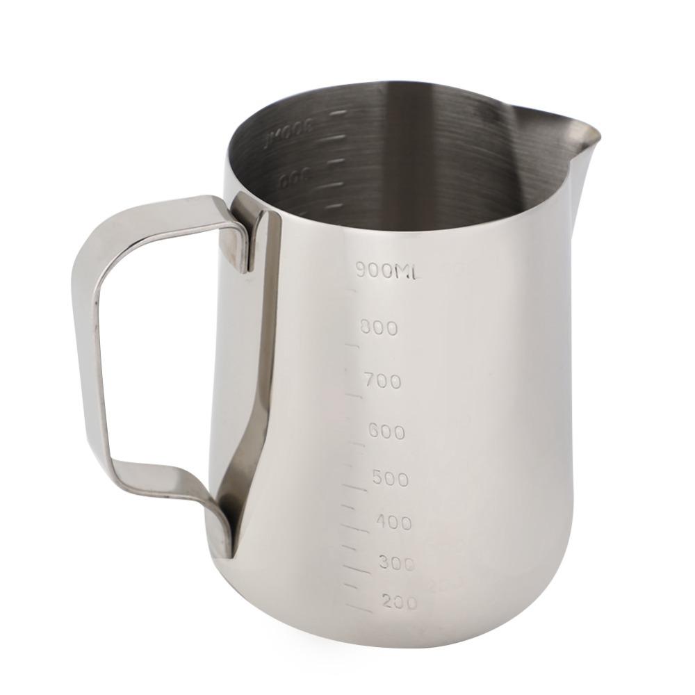 Stainless Steel Coffee Jug Safe Handle Milk Frothing Pot Latte Art Latte Pitcher  Coffee Making