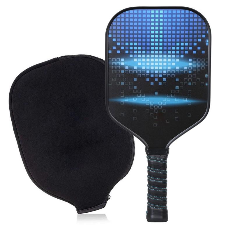 Glass Fiber Pickleball Paddles Set Outdoor Recreation 2 Rackets 4 Balls Carry Bag