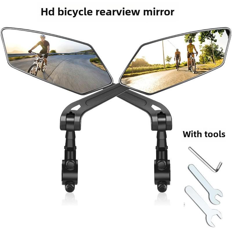 360° Rotating Rearview Mirror for Bicycles, E-bikes & Motorcycles