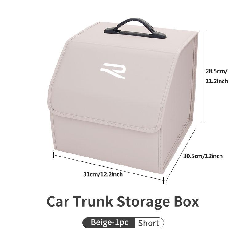 2026 Hot For VOLKSWAGEN VW Leather Car Trunk Fold Large Capacity Organizer Bag Storage For Volkswagen VW Beetle CC B5 B6 B7 EOS