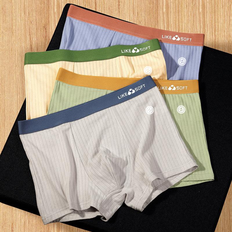 10 Pcs Men's Striped Homme U Convex Boxer Shorts Underwear Sexy Underpants Man Male Lingerie Boxershorts Panties
