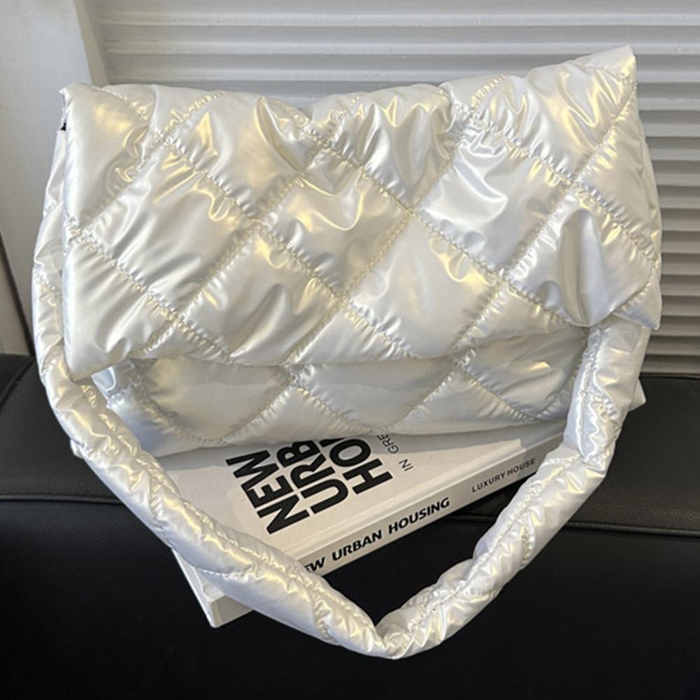 Женские мягкие нейлоновые боковые сумки, стильная сумка для подмышек большой вместимости с регулируемым ремешком для ежедневного офисного использования, простая сумка для поездок на работу