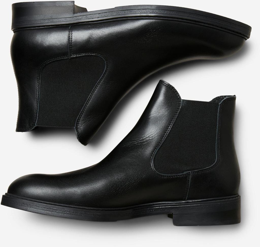 Ботинки Selected Slhblake Leather Chelsea Boot B Noos (16081455) черные