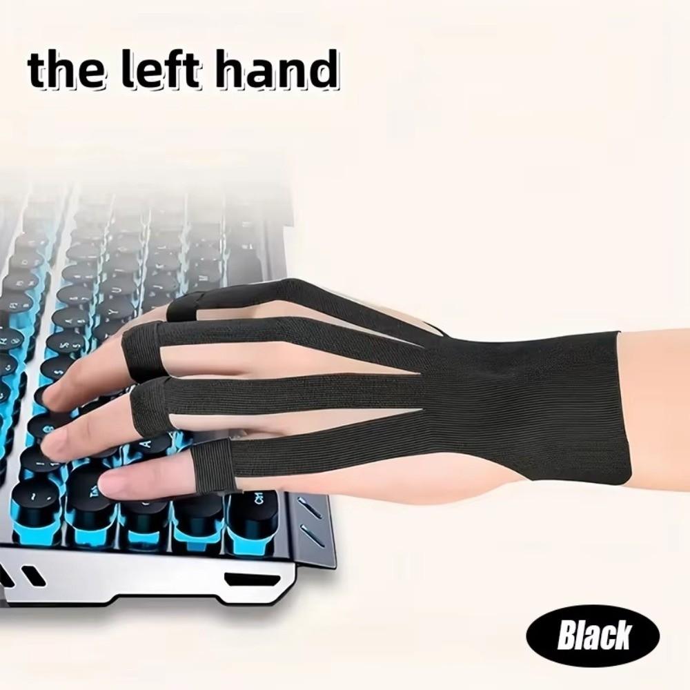 6pcs Cotton Material Esports Kinesiology Tape Precut Finger Joint Support Tape Fingers