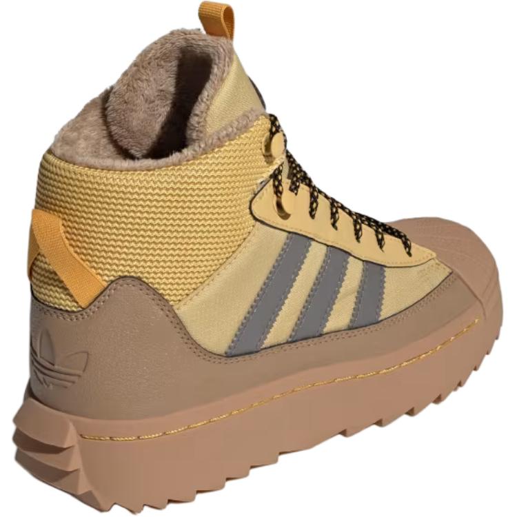 Adidas Superstar Winter Trek Boot J Oat Charcoal Kids кроссовки Tan Core-Black ID1021