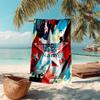 Personalized customized proof beach towel with Top Gun Maverick pattern - soft, absorbent,quick-drying,perfect swimming,camping&bathing