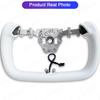Carbar New 350mm Yoke Steering Wheel For Tesla Model Y Juniper Heating Yoke Handle 2025 Nappa Leather Modified Accessories