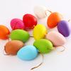 12/24Pcs Easter Egg Decorations Colorful Plastic Eggs Tree Hanging Ornament Kids DIY