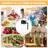 Kitchen Oil Bottle Cooking Oil Spray Olive Oil Bottle Fitness Barbecue Spray Dispenser Tableware Kitchen Dining Bar Gravy Boats