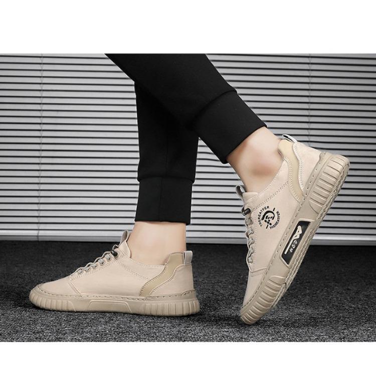 2023 Spring New Men's Shoes One Step Fashion Casual Shoes Breathable Sports Shoes Extra Large Men's Shoes