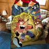 Игровое одеяло C-Crash B-Bandicoot Throw Фланелевое Уютный Принт, Портативное, Прочное, Машинная стирка, Милое, Крутое
