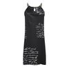 Women's Casual Fashion Metal Hanging Neck Leopard Print Sleeveless Dress