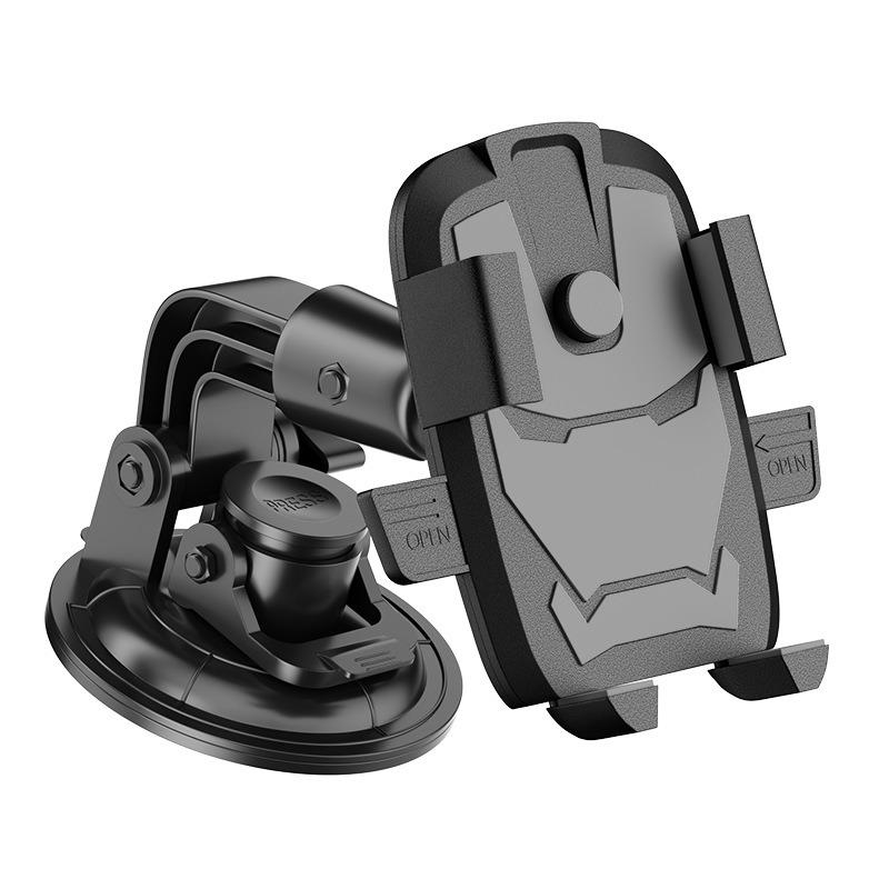 Cartoon Shockproof Suction Cup In Car Phone Holder For Excavator Navigation