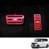 Bmolpt Aluminum Pedal Cover Compatible with Honda New N-BOX New N-Box Custom JF5 JF6