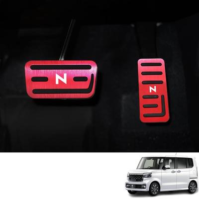 Bmolpt Алюминиевые накладки на педали, совместимые с Honda New N-BOX New N-Box Custom JF5 JF6