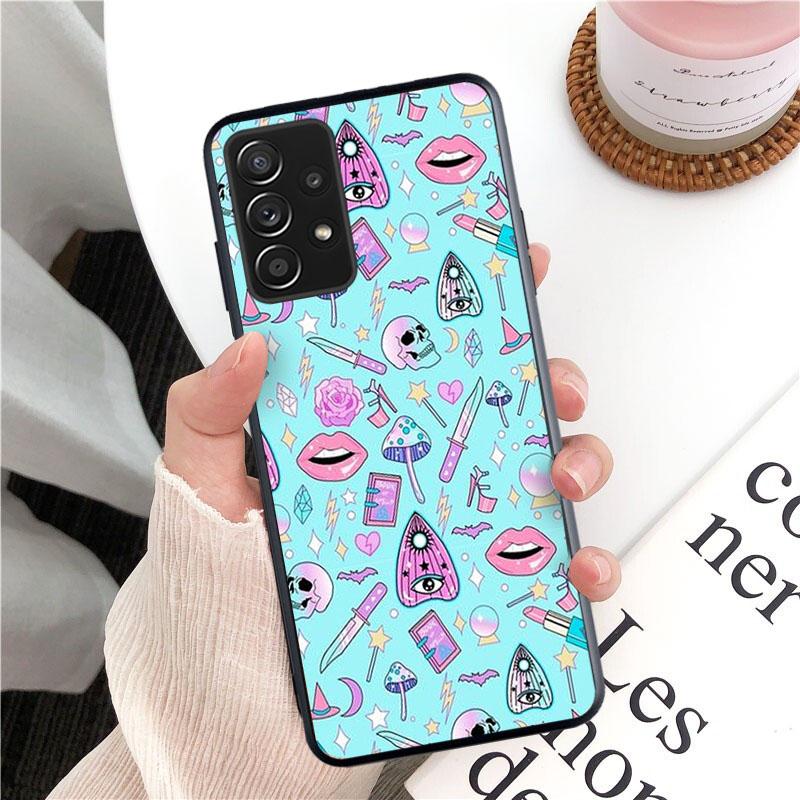 Чехол для телефона Girly Pastel Witch Goth для Samsung Galaxy A13 A22 A12 A32 A71 A11 A21S A33 A52 A72 A51 A50 A70 A31 M31 Funda Coque