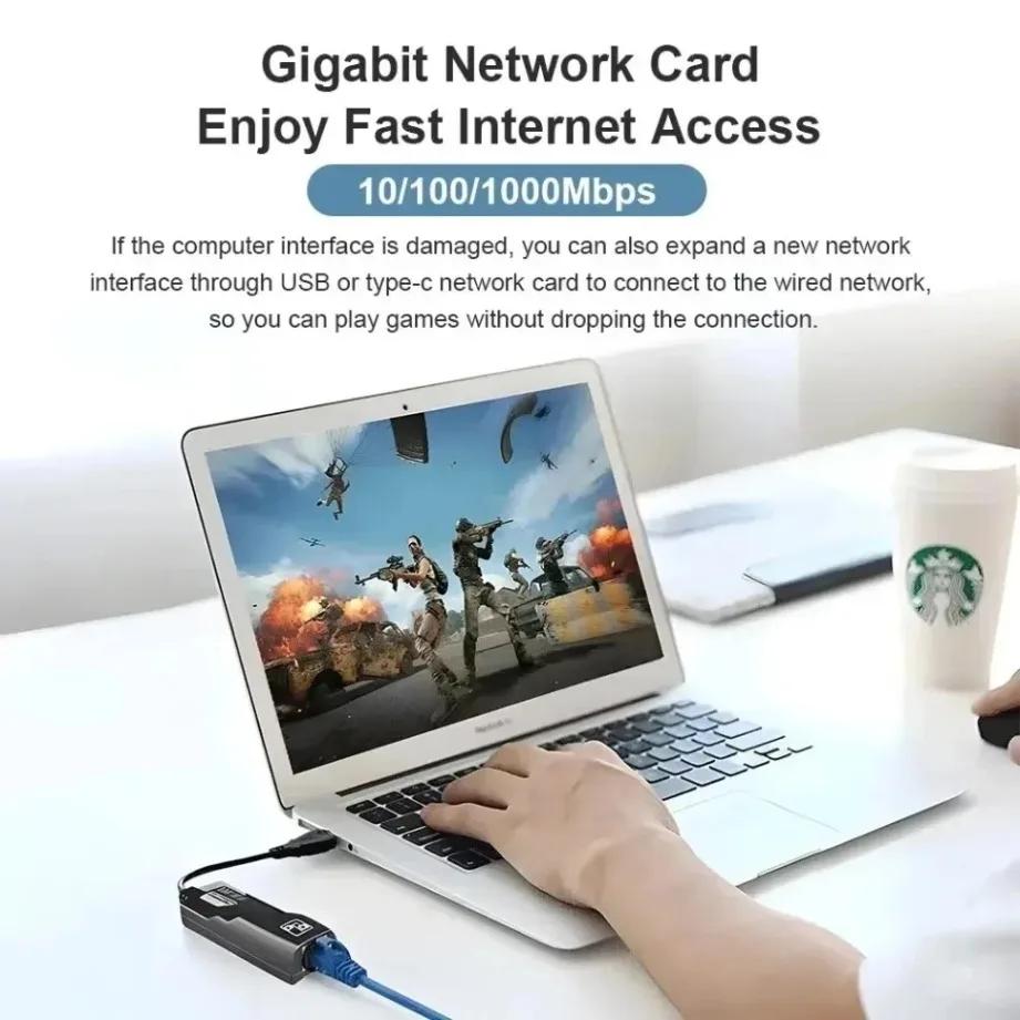 KEBIDU 1000 Мбит/с Высокоскоростной USB 3.0 на RJ45 Гигабитный Ethernet Адаптер Plug & Play LAN Сетевой Донгл для Windows macOS Linux Ноутбука ПК