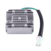 Voltage Regulator, 4 Wires, 4 Pins, Rectifier Regulator, Motorcycle Voltage Regulator, Aluminum Alloy Material,