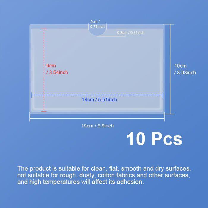 Porte-badge - hliws - zzsykd - pvc imperméable - transparent - multi-usages