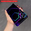 2DFlat Samsung phone case Neon Hexagon Circuit Pattern Phone Case Applicable to Galaxy S22 S23 S24 S25ULTRA S26 A12 A13 A14 A15 A16