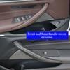 Для BMW 5 серии G30 G31 F90 левая и правая ручка кожаная внешняя крышка межкомнатная дверь передняя задняя ручка 2018 2022