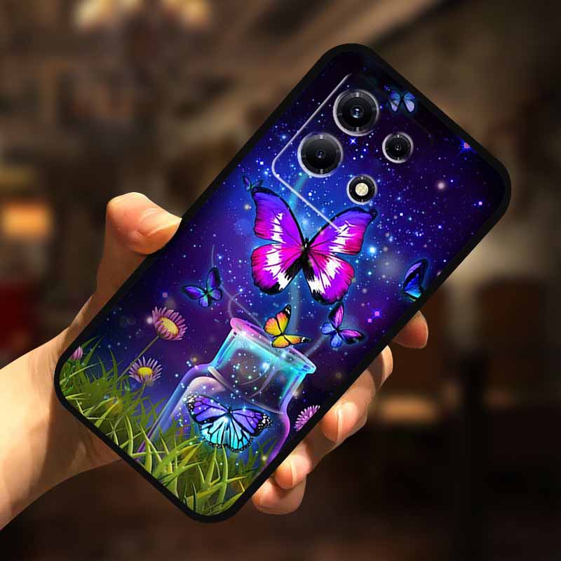 Для Infinix Note 40 Pro 4G 5G Чехол Coque Note 40X Роскошный Мягкий Силикон Модный Чехол для Телефона Для Infinix Note 40 4G Обложка 40 Pro+