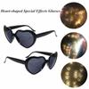 Novel Romantic Fashion Women Gift At Night Heart-shaped Special Effects Glasses Sunglasses