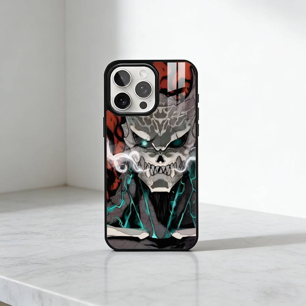 Чехол для телефона M-Monster-8 Anime K-KaijuS No-8 Для iPhone 17, 16, 15, 14, 13 Plus, Pro Max Магнитный Для Magsafe Беспроводной Зарядки