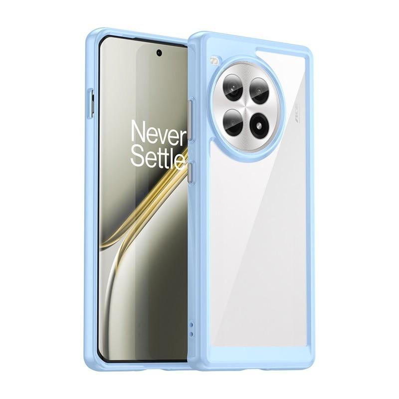 Прозрачный чехол из ПММА для OnePlus Ace 3 Pro Ace3 3Pro Ace3Pro, цветной, с мягкой рамкой, жесткий защитный корпус, пылезащитный, небьющийся